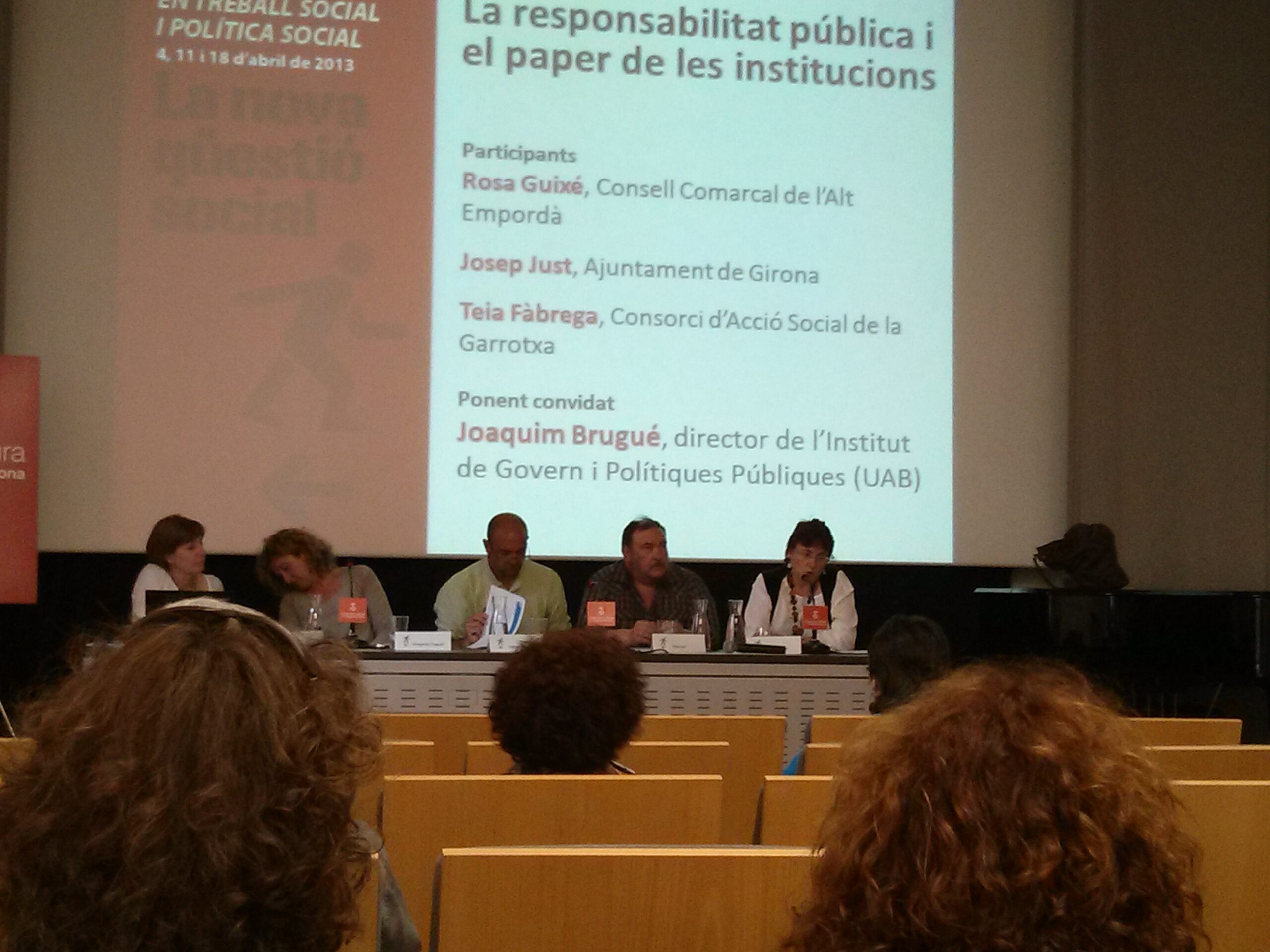 El Consorci participa als debats en treball social i política social
