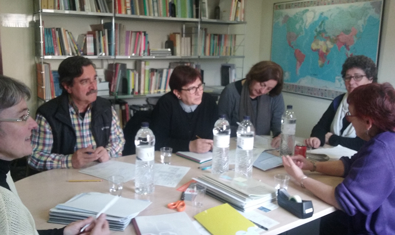 Visita de professores de treball social de la Universitat de Deusto