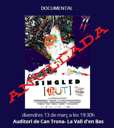 Anul·lada la projecció del documental Singled (out) dins del cicle 12 mirades feministes