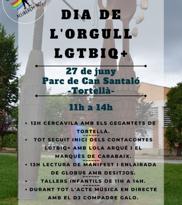 DIA DE L’ORGULL LGBTI Dilluns 28 juny 2021