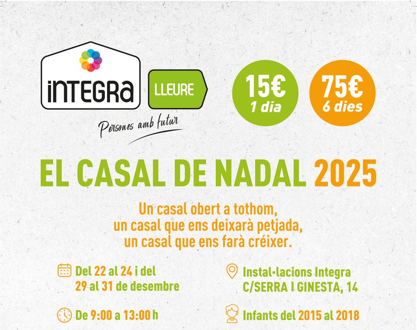 Avui s’ha presentat el projecte “Casal de Nadal per a tothom”