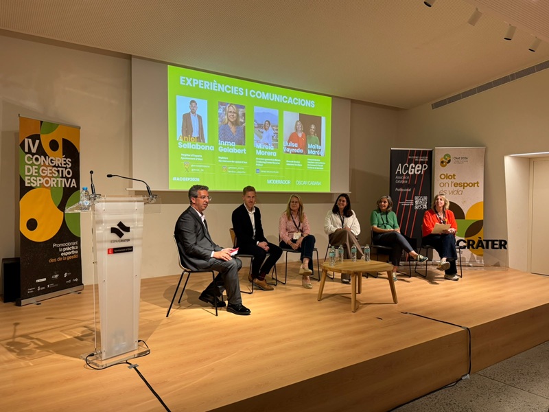 El Consorci presenta el programa de Bons tractes al IV Congrés de Gestió Esportiva de Catalunya