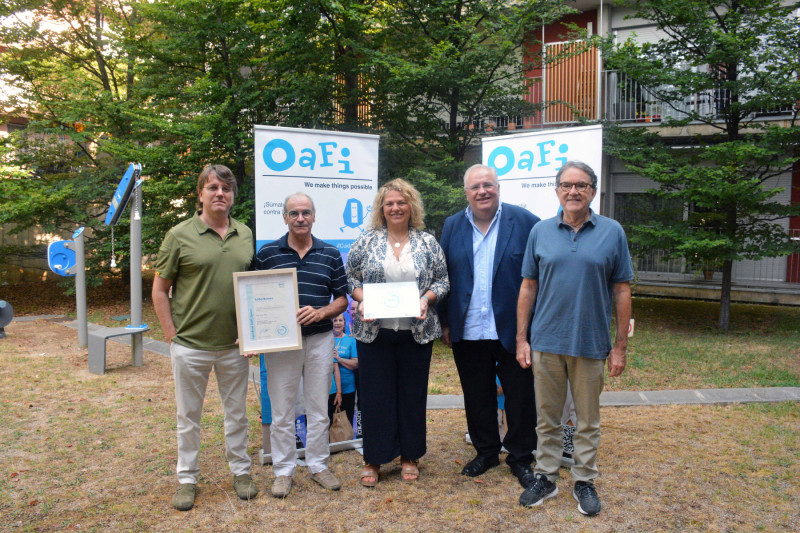 Els equipaments per a la gent gran d’Olot obtenen el certificat ‘OAFI Space’ per la seva adaptació i salut articular